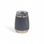 Igloo thermo wijnbeker 295ml carbonite met deksel van de zijkant