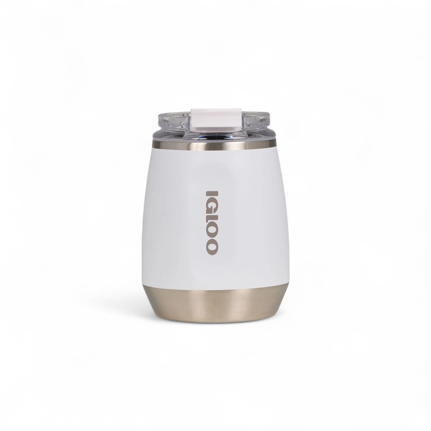 Igloo thermo wijnbeker 295ml wit met deksel 