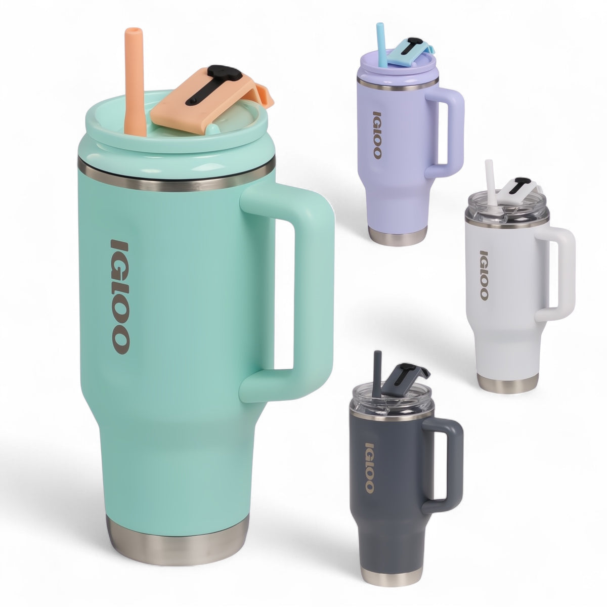 Igloo thermosfles Flip ‘n’ Sip 946 ml - duurzame drinkfles met rietje, in vier kleuren