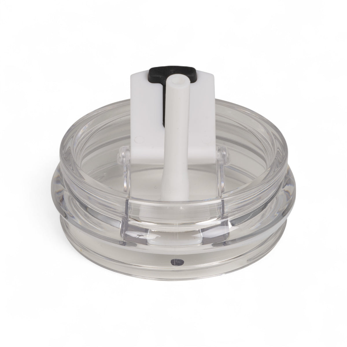 Igloo thermosfles Flip ‘n’ Sip 946 ml - met vacuümisolatie, handvat en rietje, in kleur wit ingezoomd op deksel met vacuumklep open