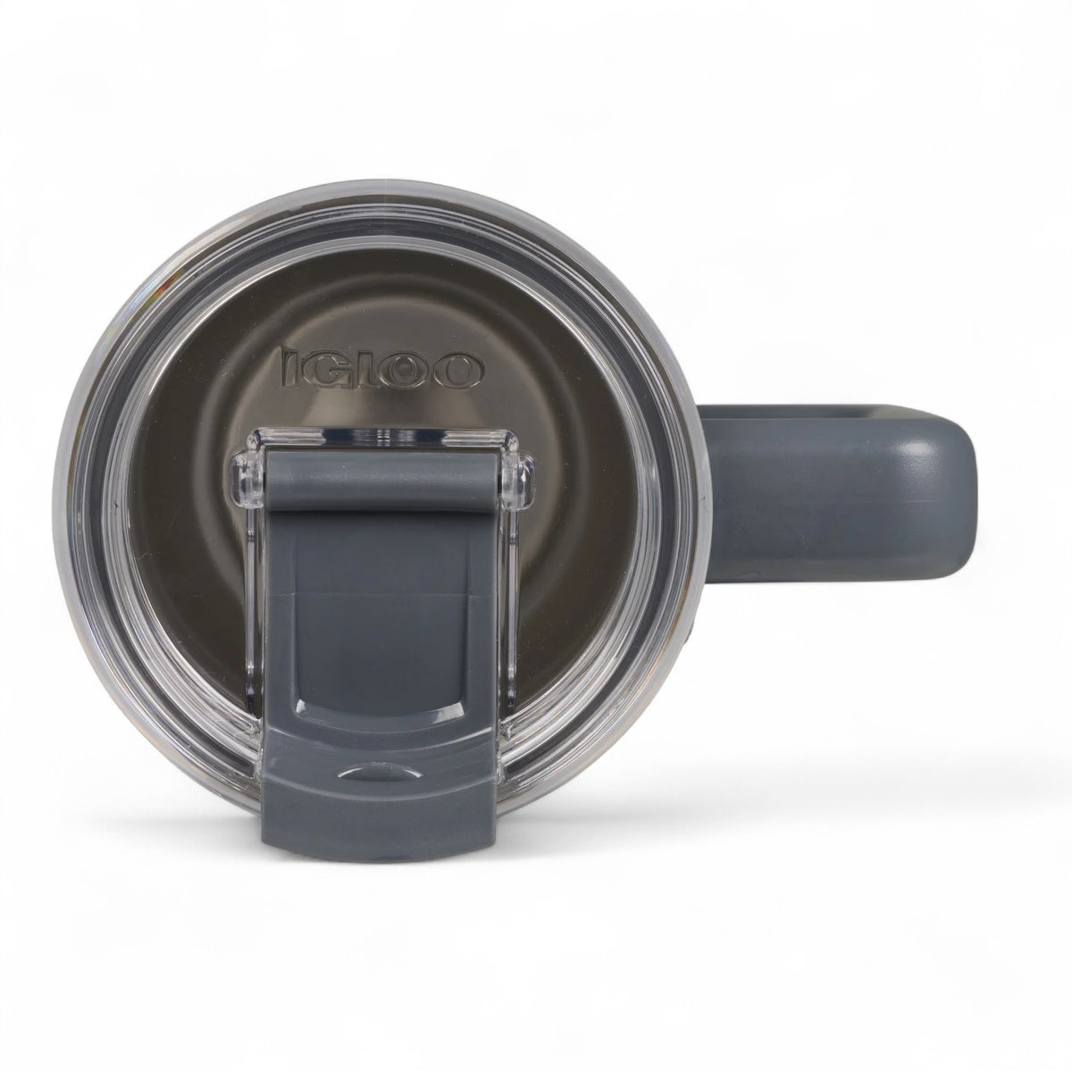 Igloo thermosfles Flip ‘n’ Sip 946 ml - met vacuümisolatie, handvat en rietje, van bovenzijde in kleur carbonite, antracietgrijs