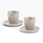 LALAI Koffie kopjes Set van 2 210 ml Melamine beige