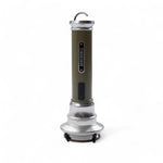 Barebones Vintage zaklamp LIV-290_VintageFlashlight-OliveDrab_staand
