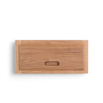 Ladefront met kozijn - teak, duurzaam, ongeolied