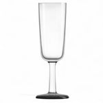 Marc Newson champagne flute 180 ml – onbreekbaar design, antislip, met zwarte voet