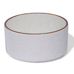 Maldivas bootservies Ivory – modern, zachte creme en onbreekbaar met opstaande rand kom