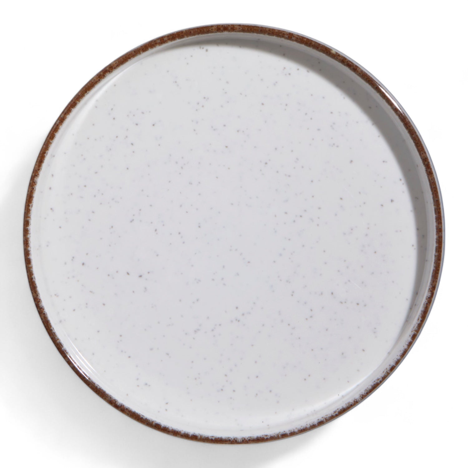Maldivas bootservies Ivory – modern, zachte creme en onbreekbaar met opstaande rand onbijtbord