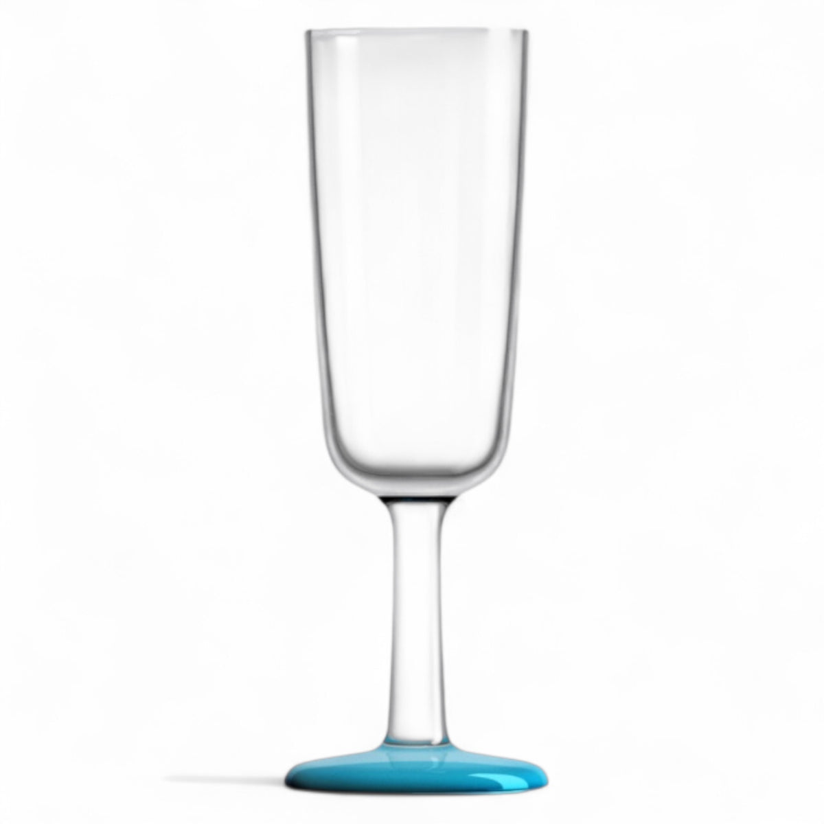 Marc Newson champagne flute 180 ml – onbreekbaar design, antislip, met vivid blauwe voet