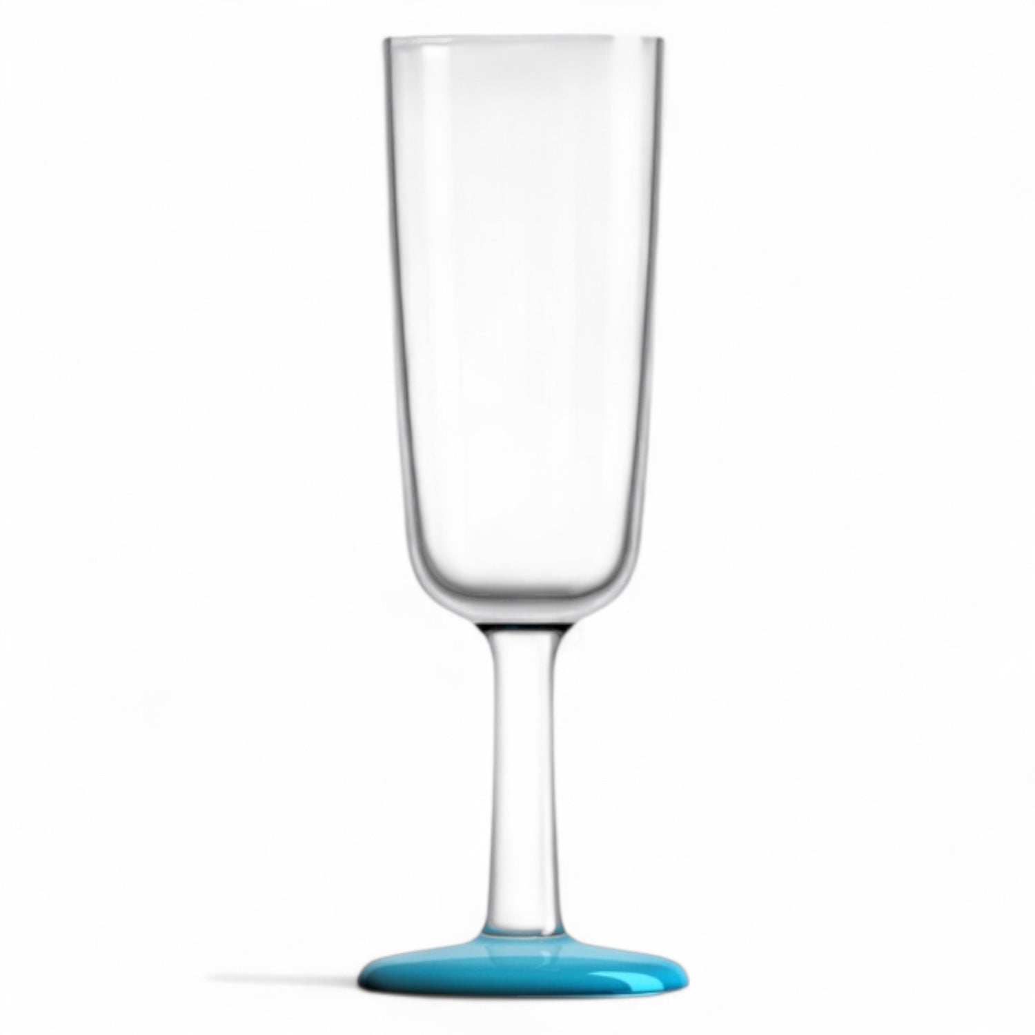Marc Newson champagne flute 180 ml – onbreekbaar design, antislip, met vivid blauwe voet