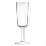 Marc Newson champagne flute 180 ml – onbreekbaar design, antislip, met witte voet