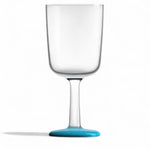 Marc Newson design wijnglas Tritan met blauwe voet