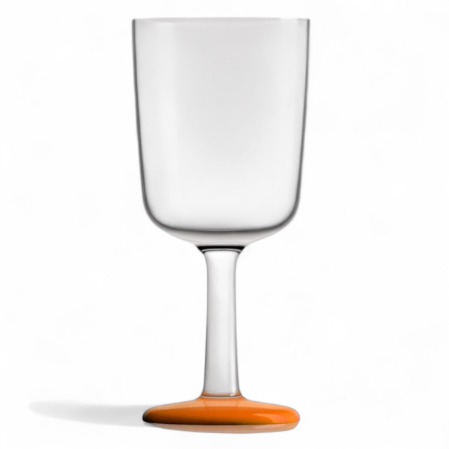 Marc Newson design wijnglas Tritan met oranje voet