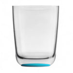 Marc Newson highball waterglas 425 ml – onbreekbaar Tritan met antislip en vivid blauwe bodem