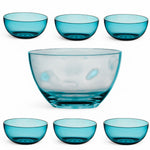 Marine BUsiness Bahamas 7-delige saladeset turquoise