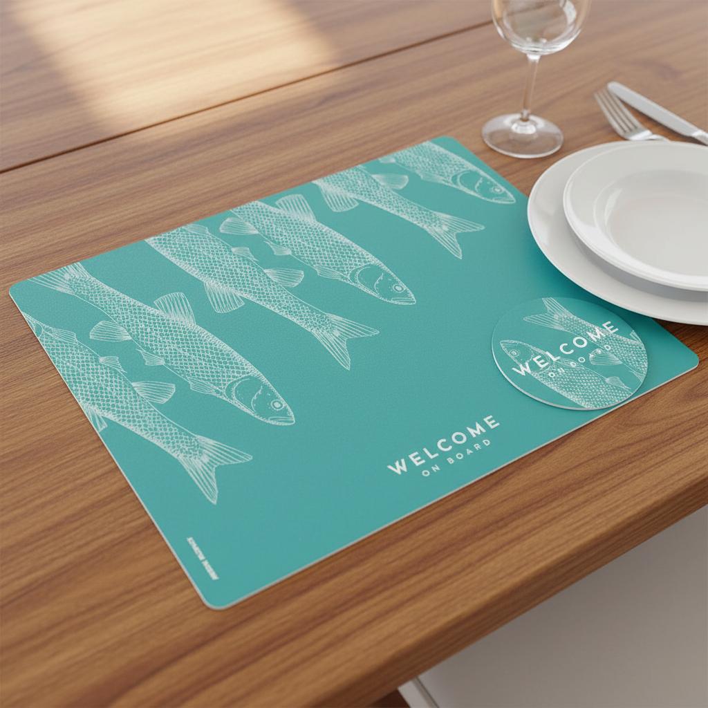 Marine_Business_Fish_placemats_onderzetters_set_beige_6_6_turquoise