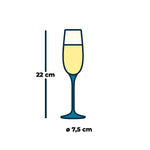 Marine Business champagneglas Ecozen 170ml maten