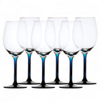 Marine Business wijnglas Ecozen 350ml (set van 6) - anti-slip, in blauw