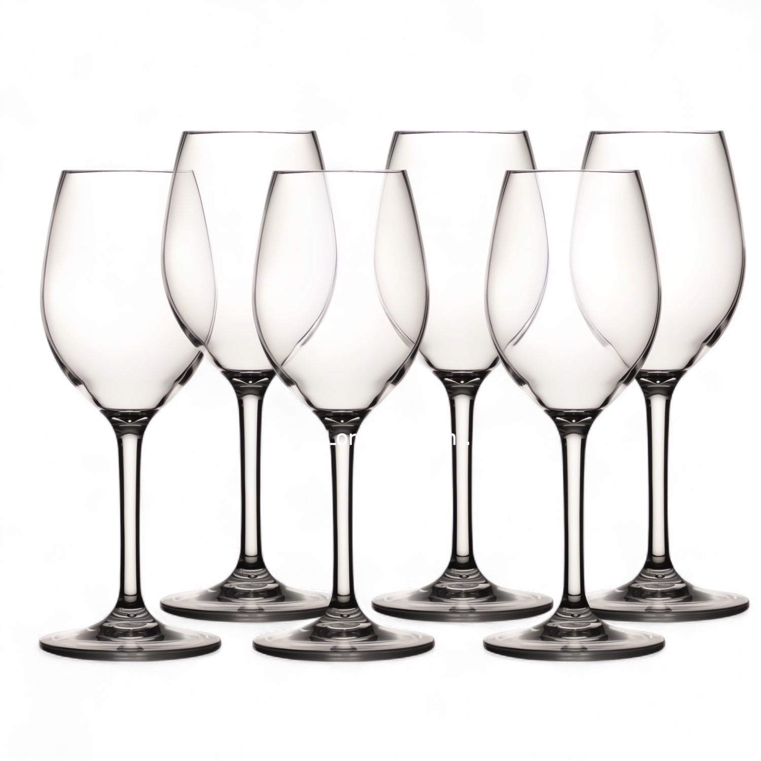 Marine Business wijnglas Ecozen 350ml (set van 6) - anti-slip, in transparant Clear