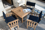 Miami_tafel_en_regisseursstoel_II_deluxe-stoelen navy kussens op boot