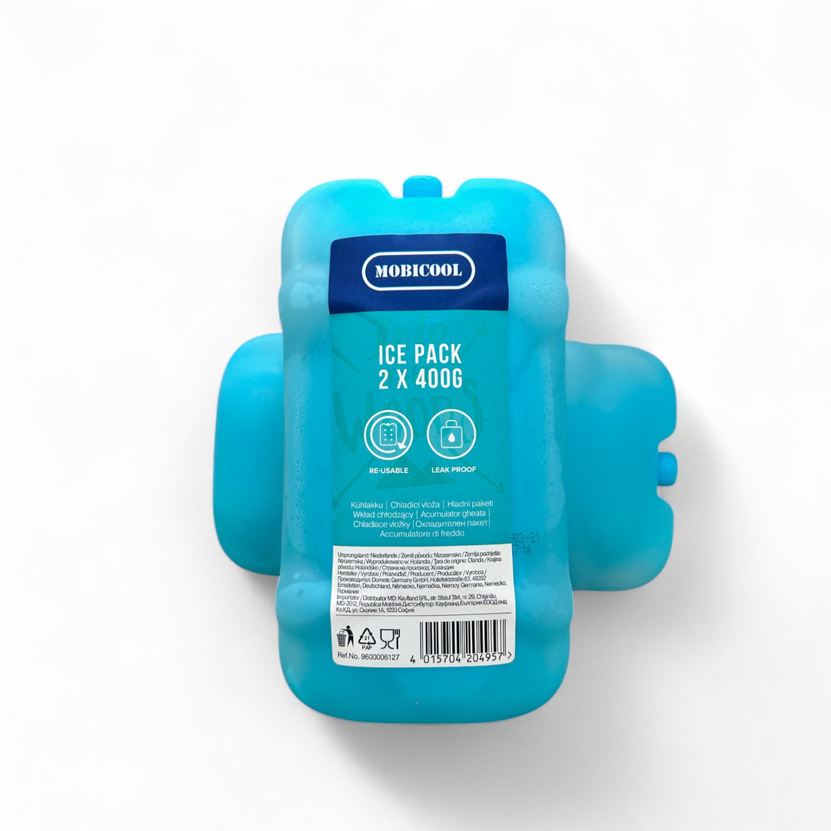 Mobicool icepack 2 stuks van 400gr op elkaar