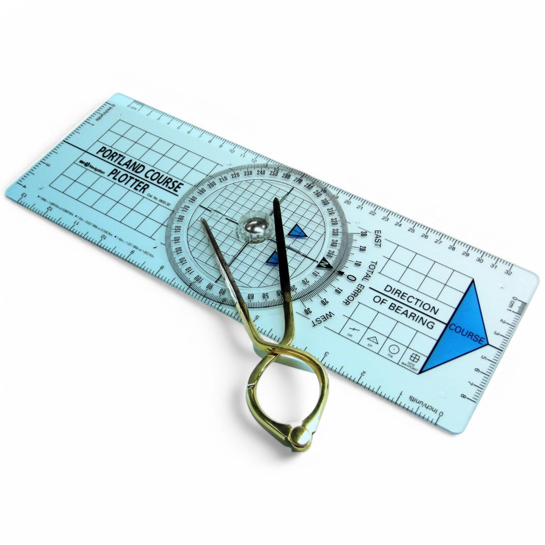 Portland course plotter kit – complete navigatieset met kaartplotter en 7-inch eenhandspasser