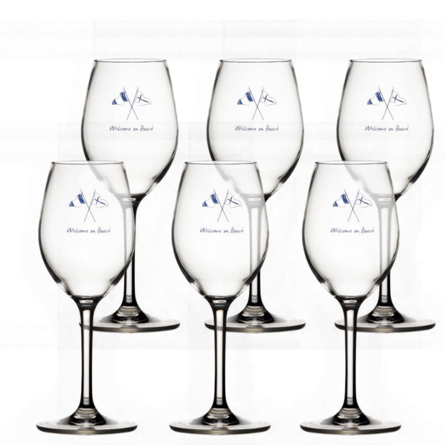 Marine Business Welcome on board wijnglazen antislip 325 ml