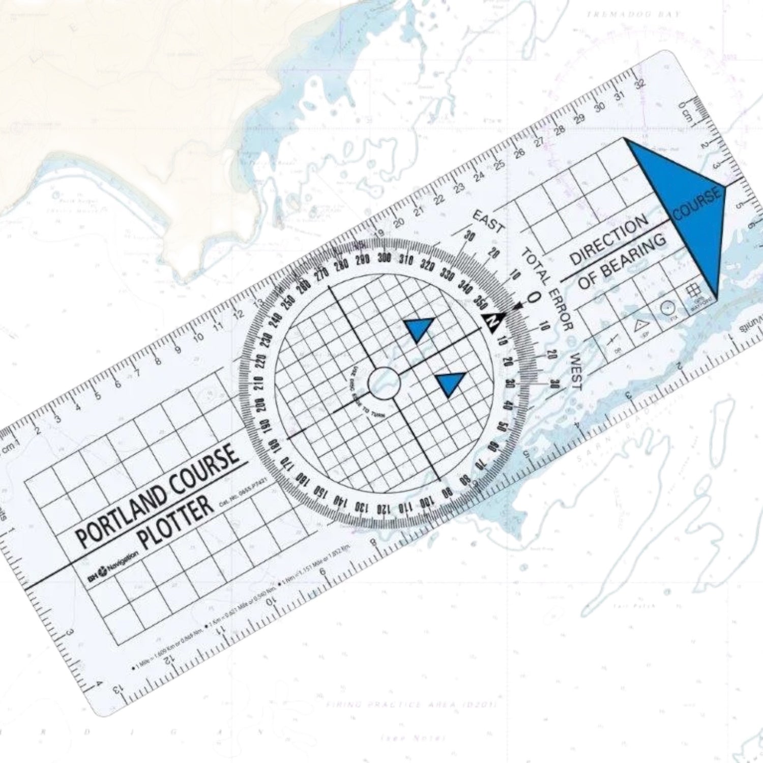Portland Course Plotter – Nauwkeurige Kaartplotter op kaart