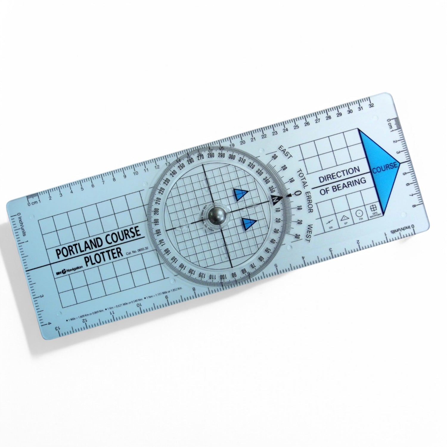Portland Course Plotter – Nauwkeurige Kaartplotter voor Navigatie op Zee schuin