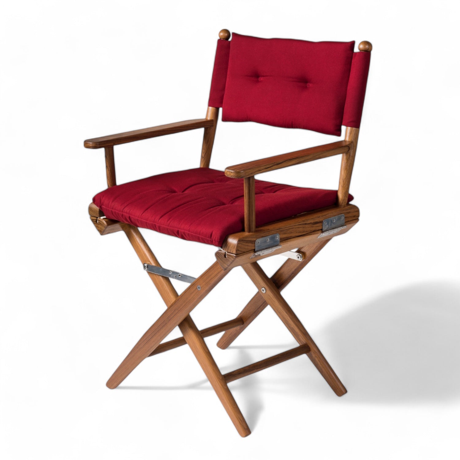 Regisseursstoel_I_deluxe_-_geolied_teak_met_bordeaux_kussen