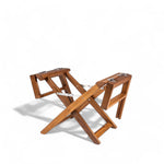 Regisseursstoel_the_Edge_-_geolied_teak_luxe deels ingeklapt 