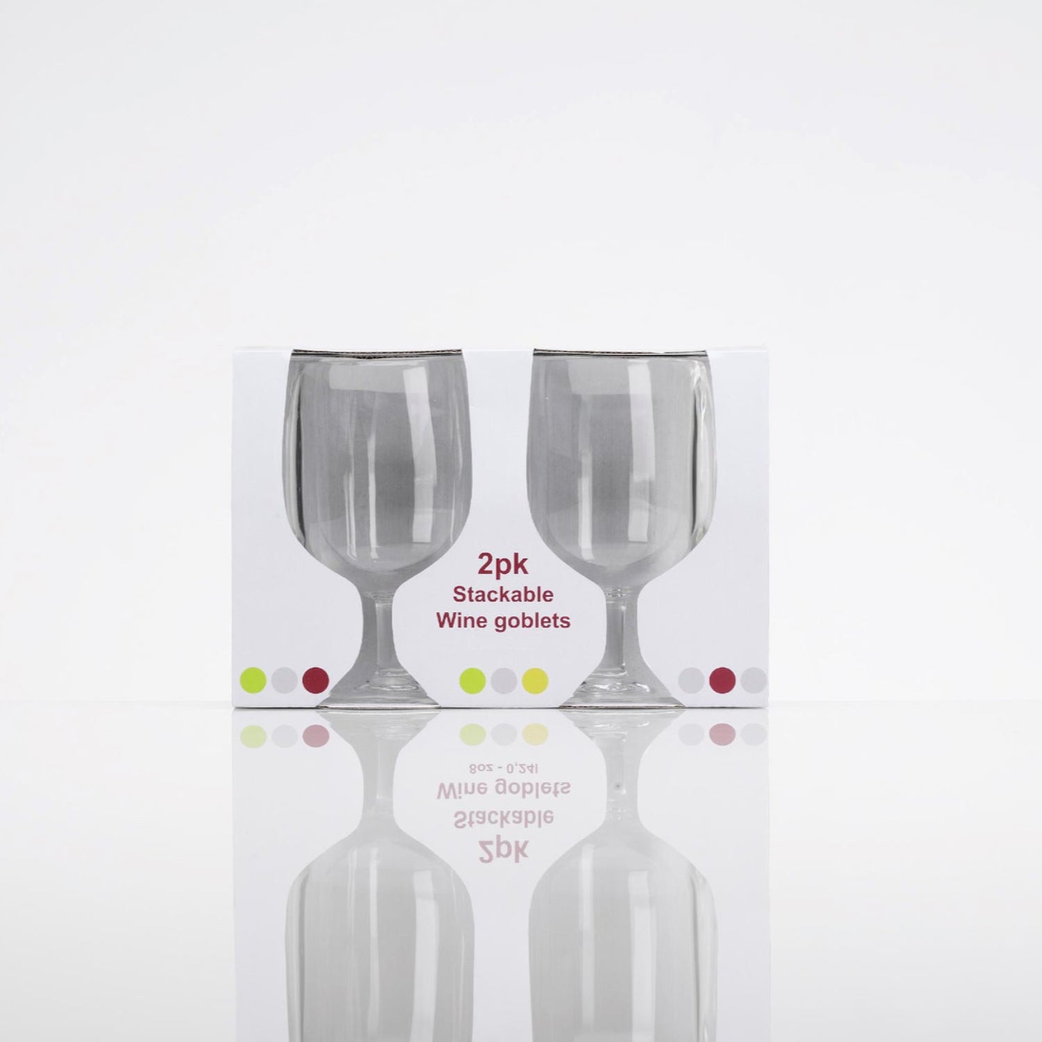 SP1843 Stackable Wine Goblets 2 Pk