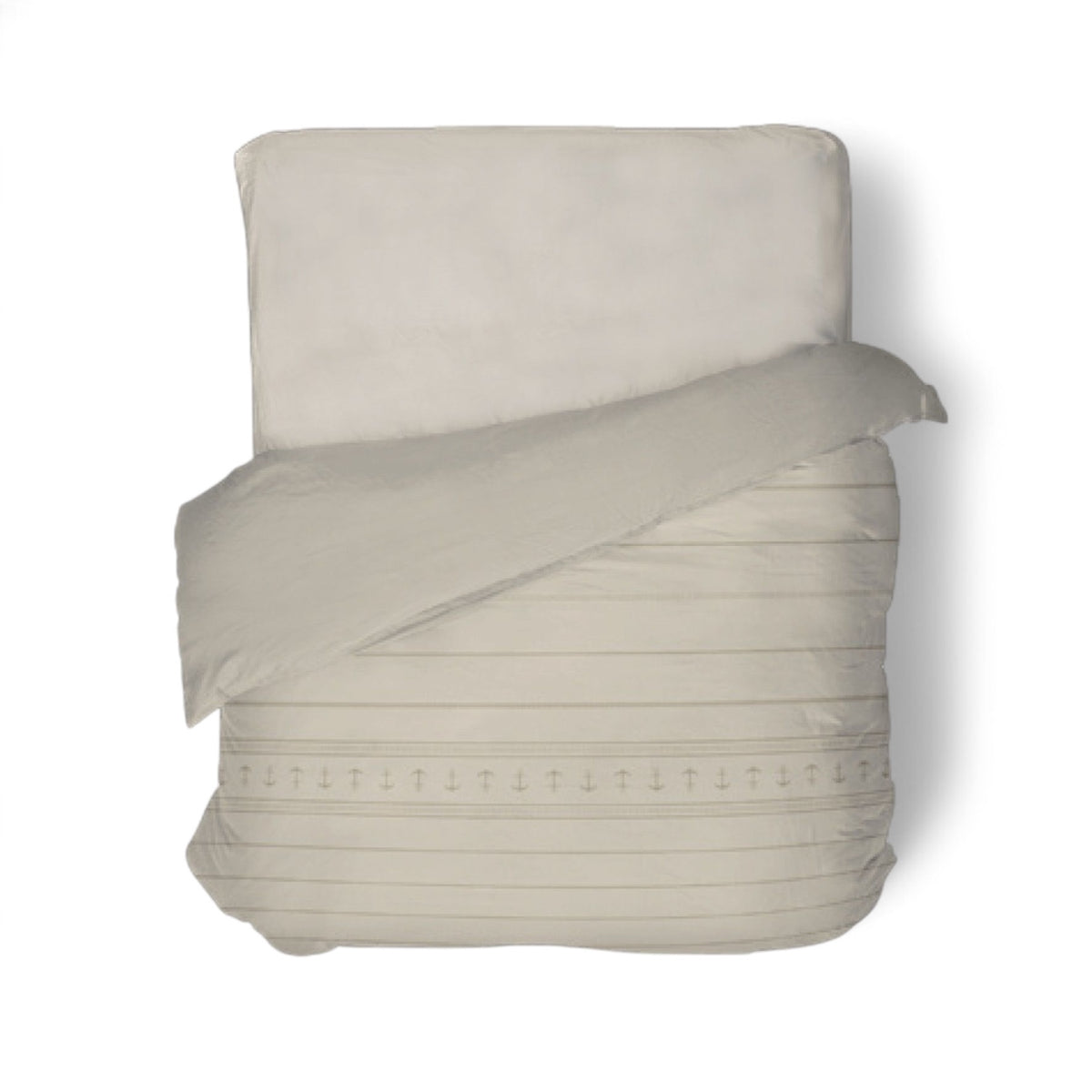 Santorini Quilt Double ecru