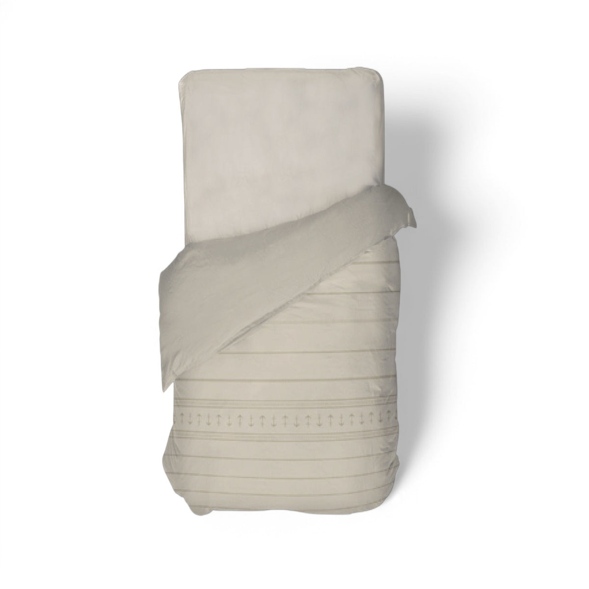 Santorini Quilt single ecru