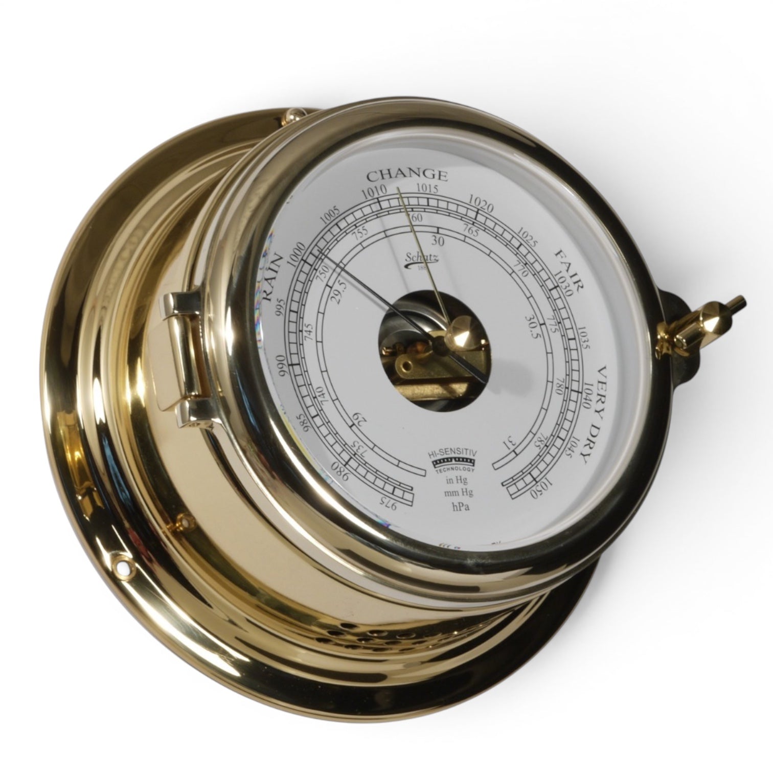 Schatz Midi Barometer Messing high sensitivity 450-BHI