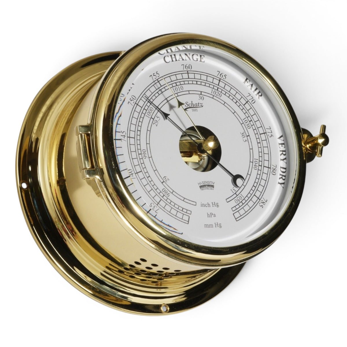 Schatz Royal Barometer Messing high sensitivity 480-BHI