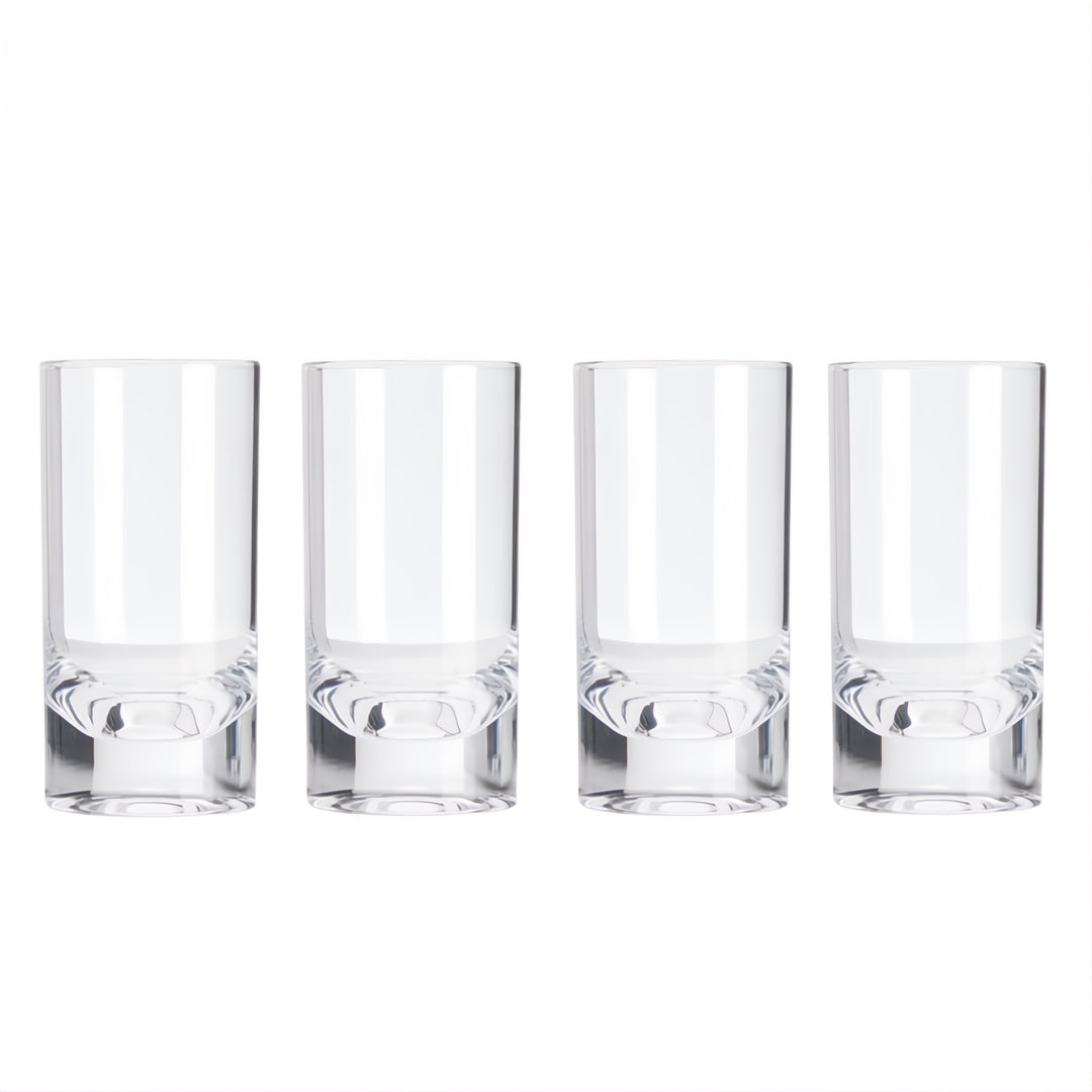 Flamefield Slim Jim Short Clear longdrinkglas 290ml – acryl, kristalhelder