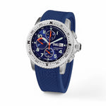 TNG Baltic Cup 43mm -blue Dial blue TPU strap on the water