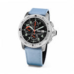 TNG Baltic Cup 43mm -blueDial light blue strap.