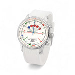 TNG Classic Tornado white TPU strap -white dial 10151A 