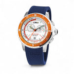 TNG Sailmaster TPU strap Blue topring orange 10121C