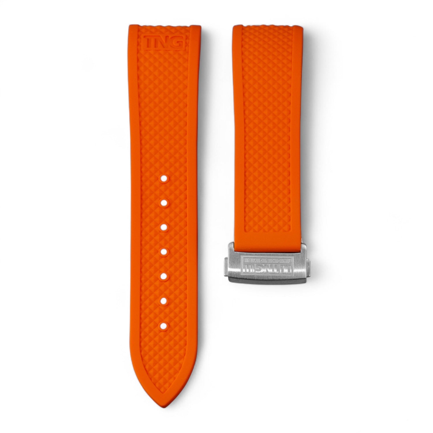 TNG_horlogebandje TPU_18mm_in oranje