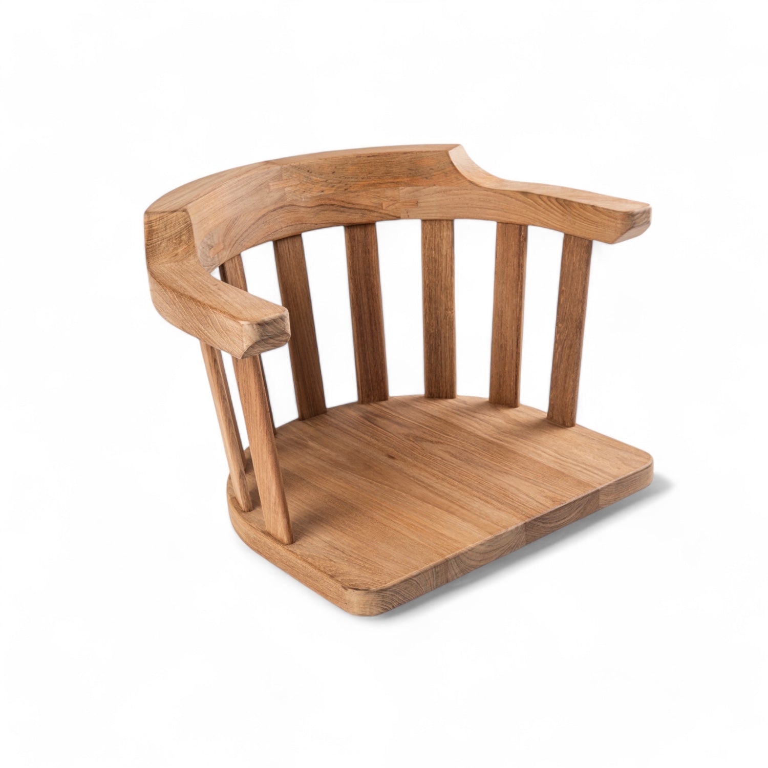 Comfortabele teak stuurstoel – vintage & duurzaam design