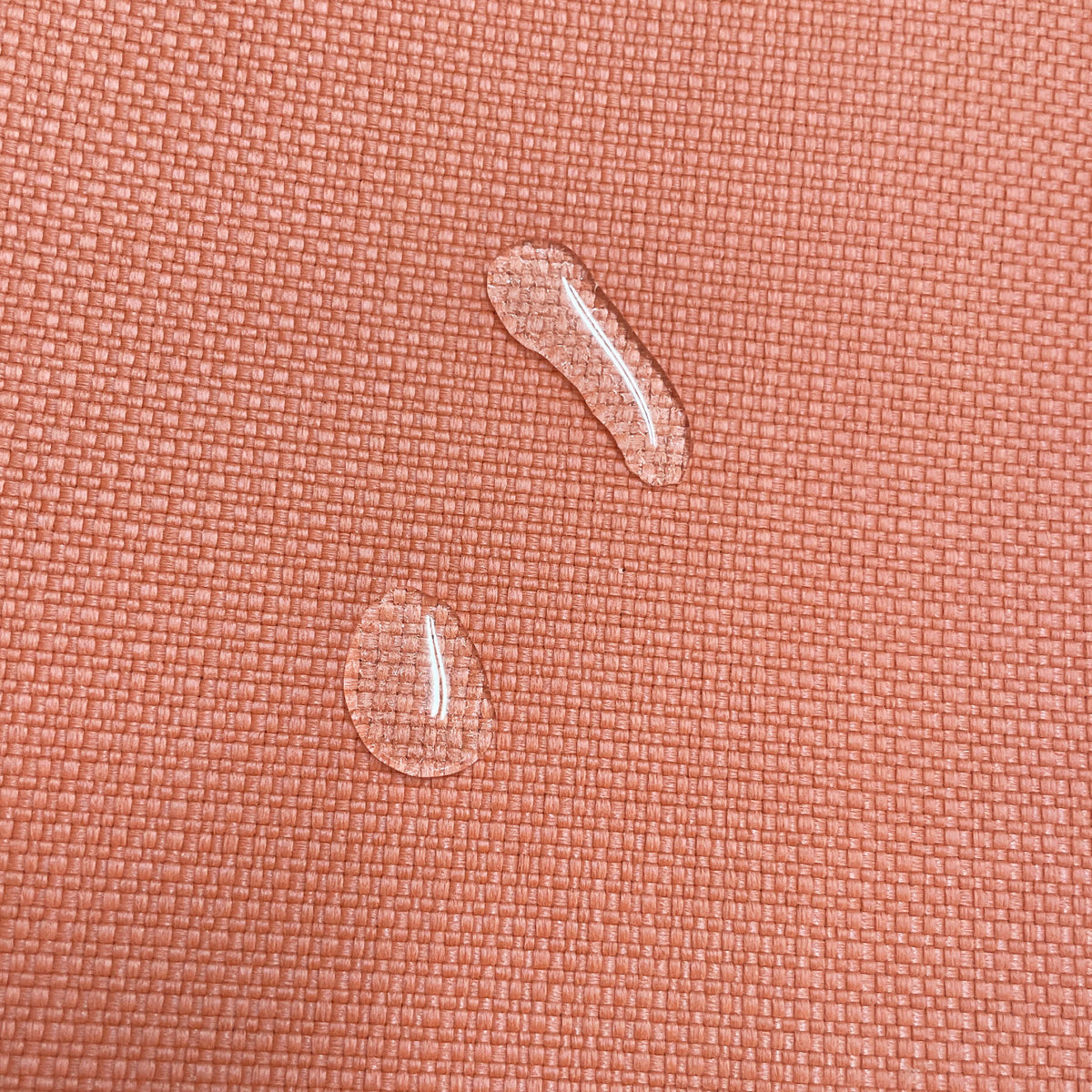 Textiel detail waterproof Coral met druppel