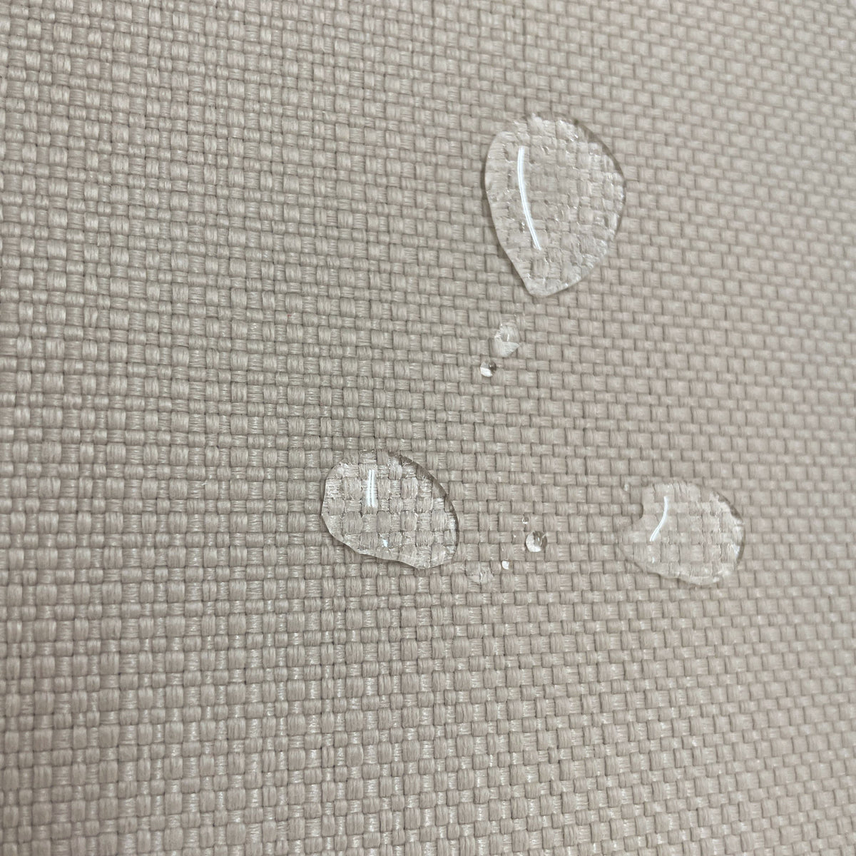 Textiel detail waterproof Sand met druppel