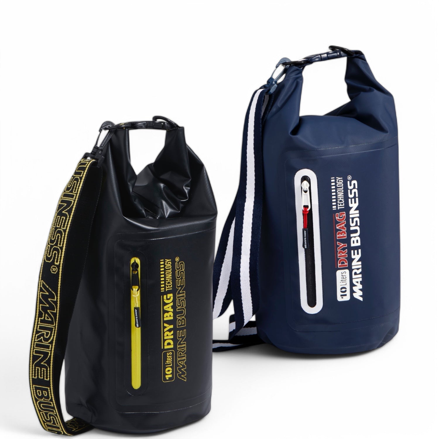 Thalassa 10 Liter tas in zwart en navy 