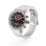 Tng Classic Tornado white TPU  strap black dial 10151E 