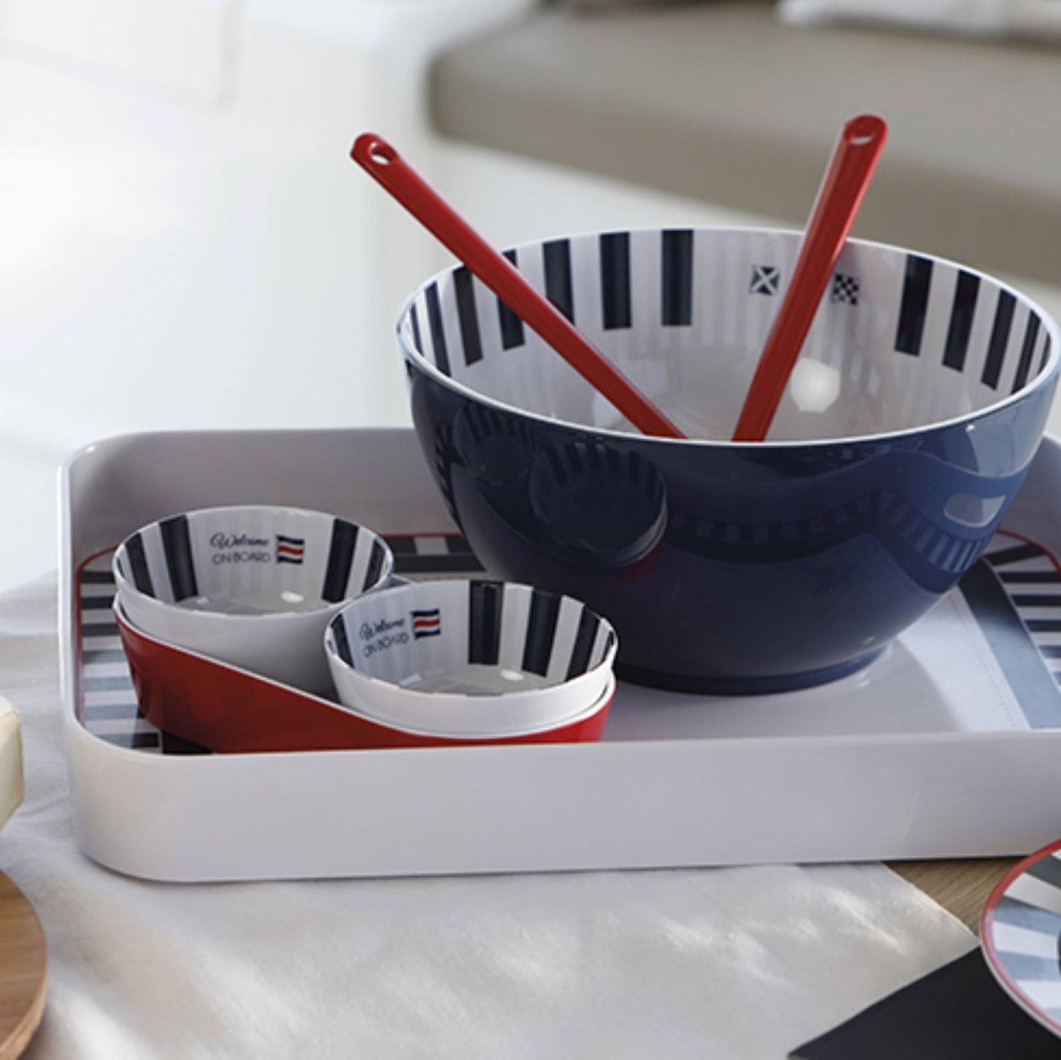 VENEZIA Melamine Dienblad met ander venezia servies