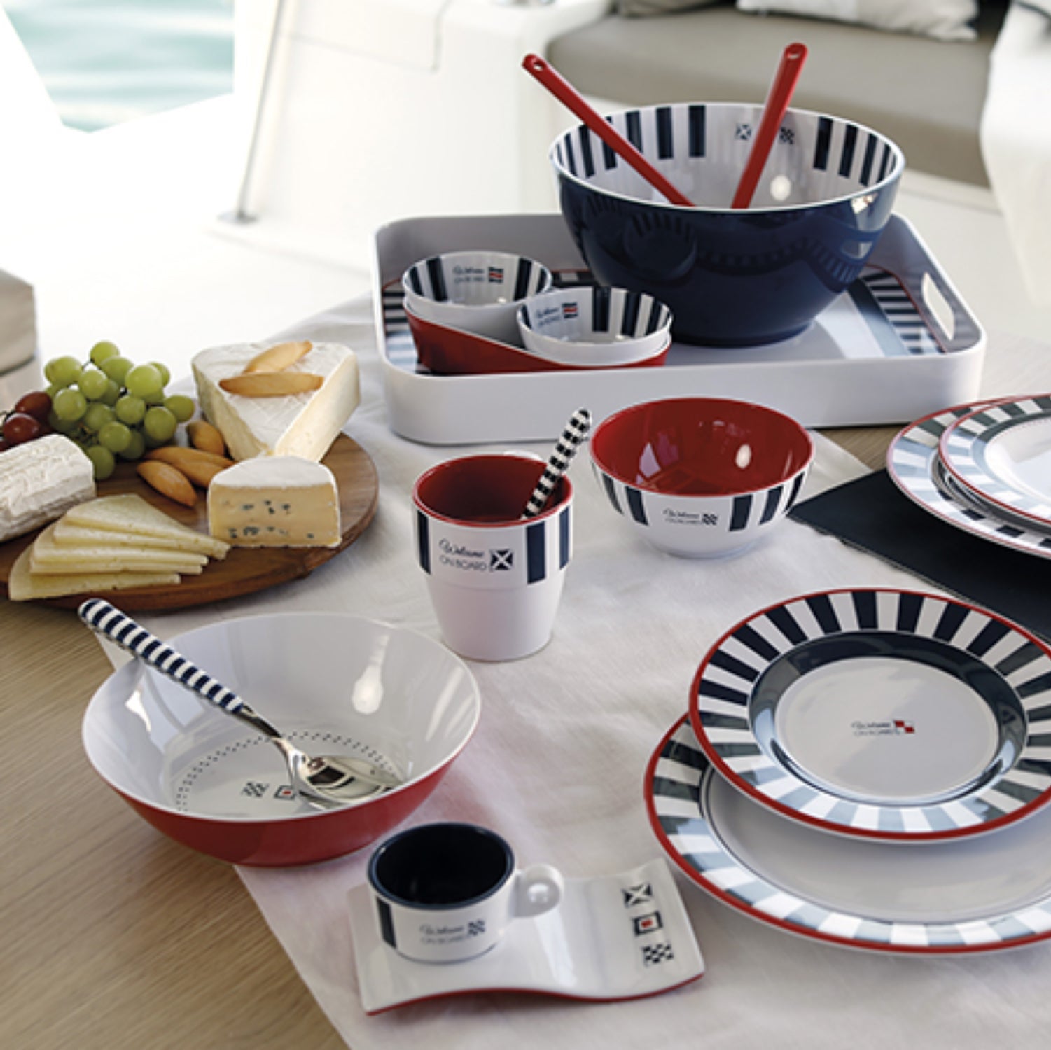 VENEZIA Melamine servies op tafel