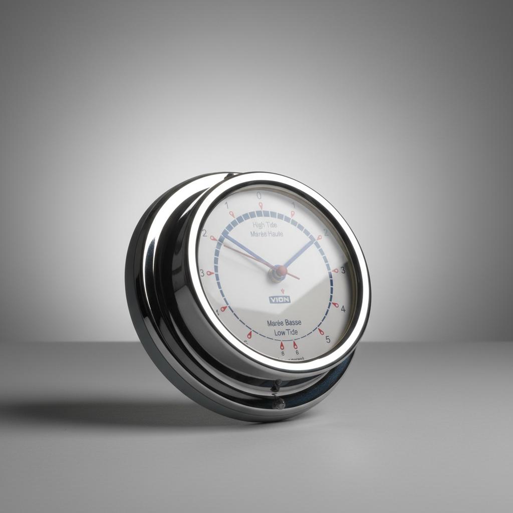 VION A100 getijmeter –met refelctie op het glas