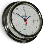 VION A130C scheepsklok 150 mm – radio-stiltesectoren, gepolijst rvs